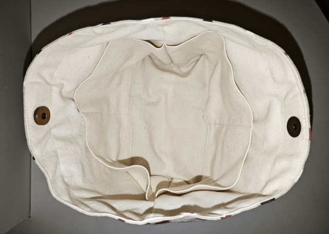 Sac en coton motifs coeurs Modèle Agnès