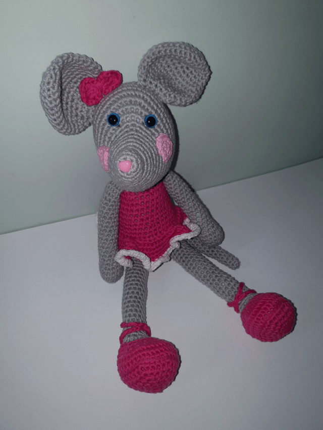 Chloé la souris danseuse étoile (grande)