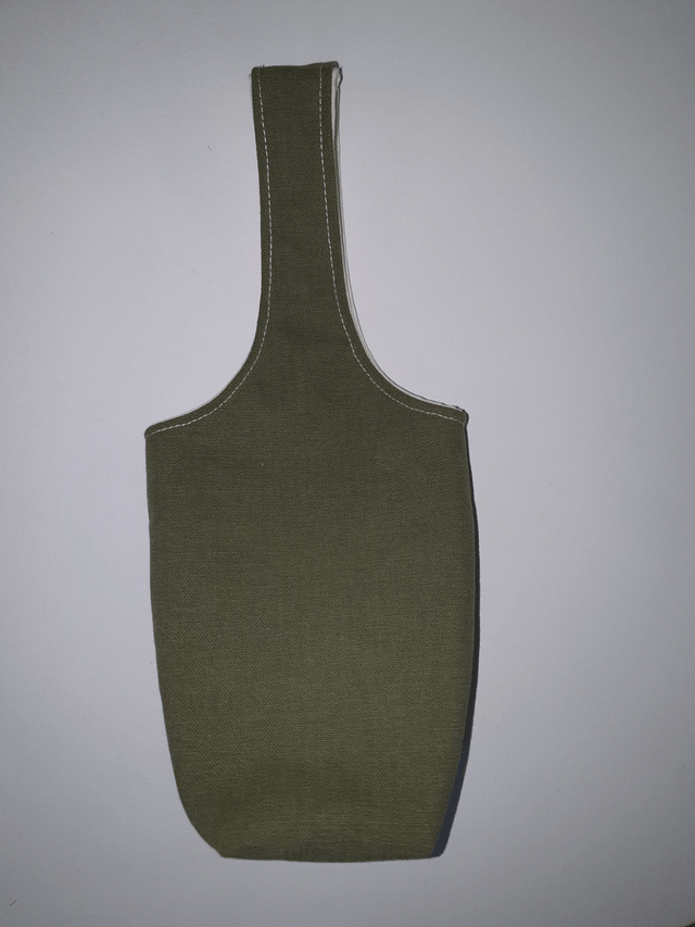 Porte bouteille vert intérieur écru
