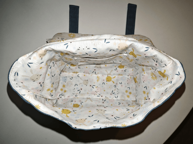 Sac à dos Lapins en jean 