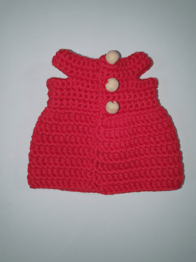 Robe Rouge pour Camille de taille moyenne (seule) 