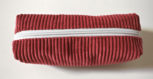 Petite trousse velours rose 