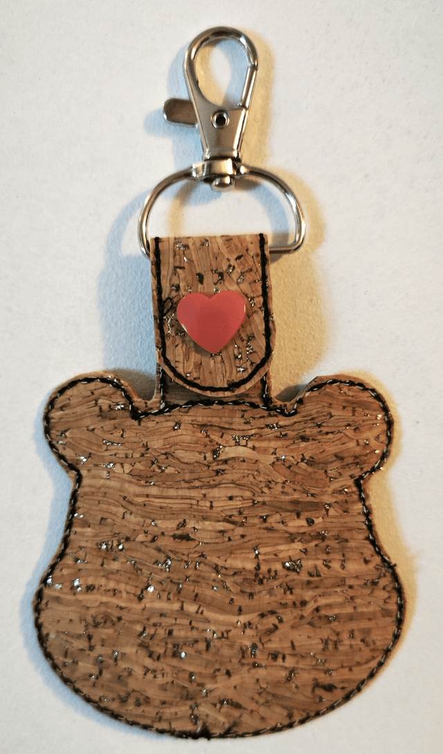 Porte clé brodé Winnie