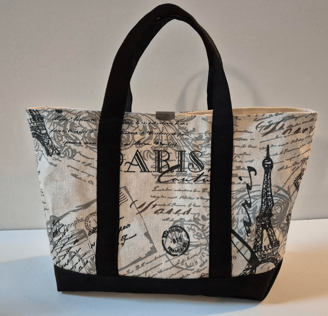 Sac en lin motifs Paris Modèle Agnès