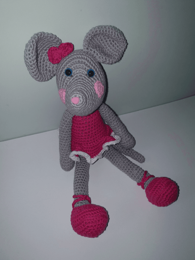 Chloé la souris danseuse étoile (grande)