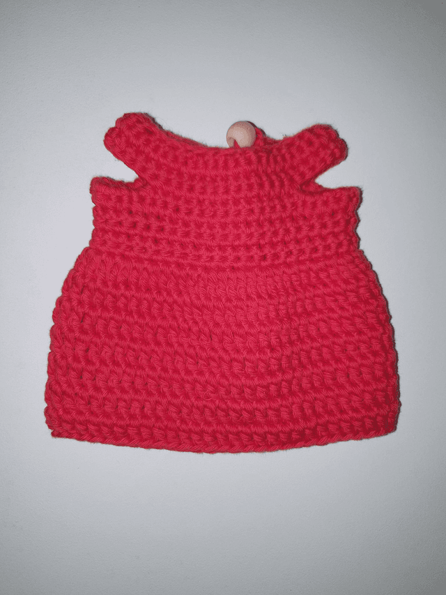 Robe Rouge pour Camille de taille moyenne (seule) 
